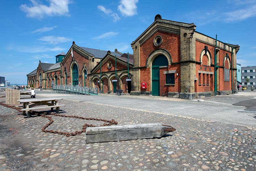 Uniques fan Belfast: Titanic Dock en Pump House