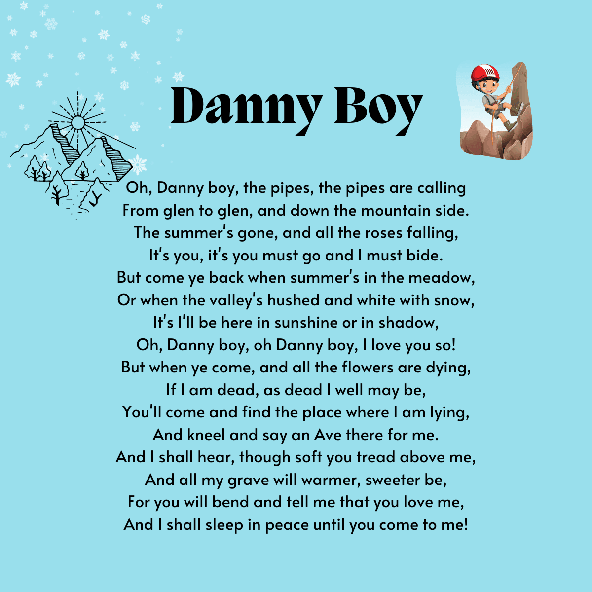 'Oh Danny Boy'៖ ទំនុកច្រៀង និង​ប្រវត្តិ​នៃ​ចម្រៀង​ជា​ទី​ស្រឡាញ់​របស់​អៀរឡង់