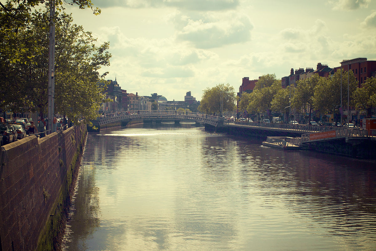 River Liffey, Dublin City, Ierland